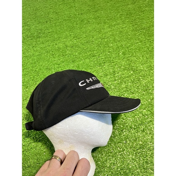 Vintage Y2K Chrysler Auto Hat Black Raised Logo Molar Parts USA MADE - Picture 3 of 5